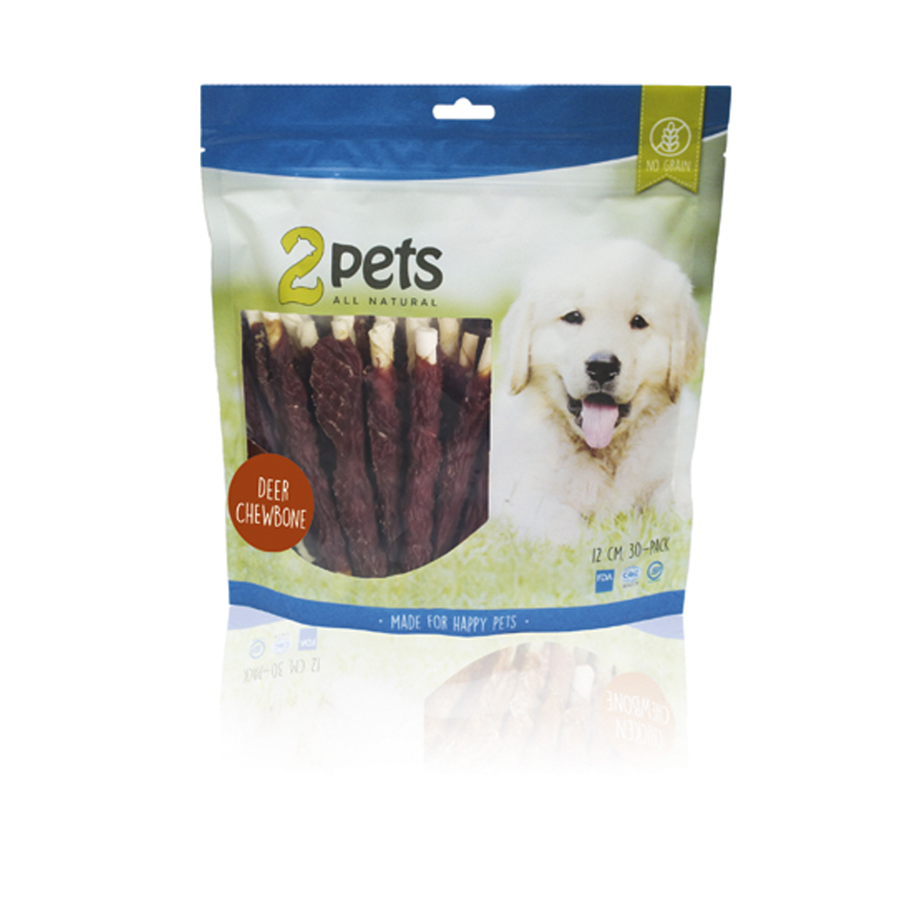 2Pets Tuggpinne Hjort - 400 G | Endast 189 kr! - Zoogiganten