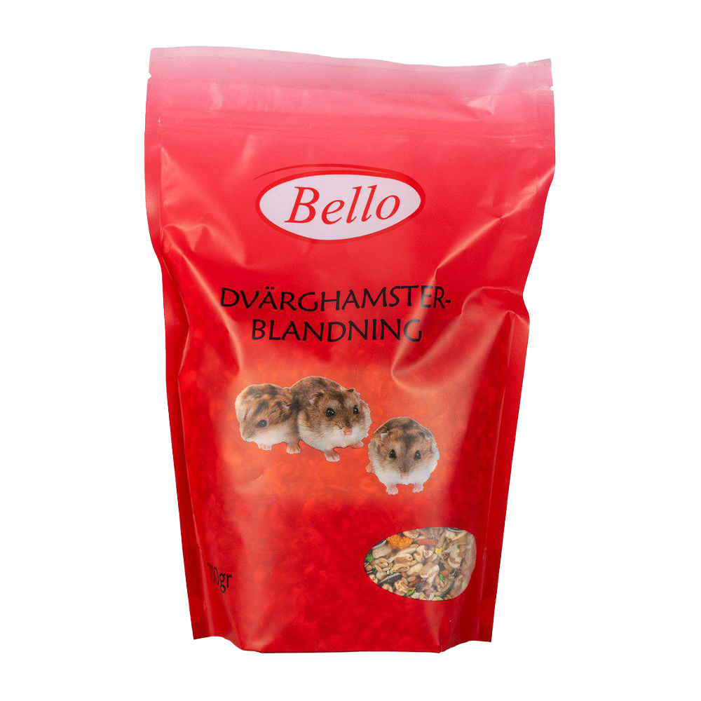 Bello Dvärghamster Premium - 700 G | Endast 89 kr! - Zoogiganten