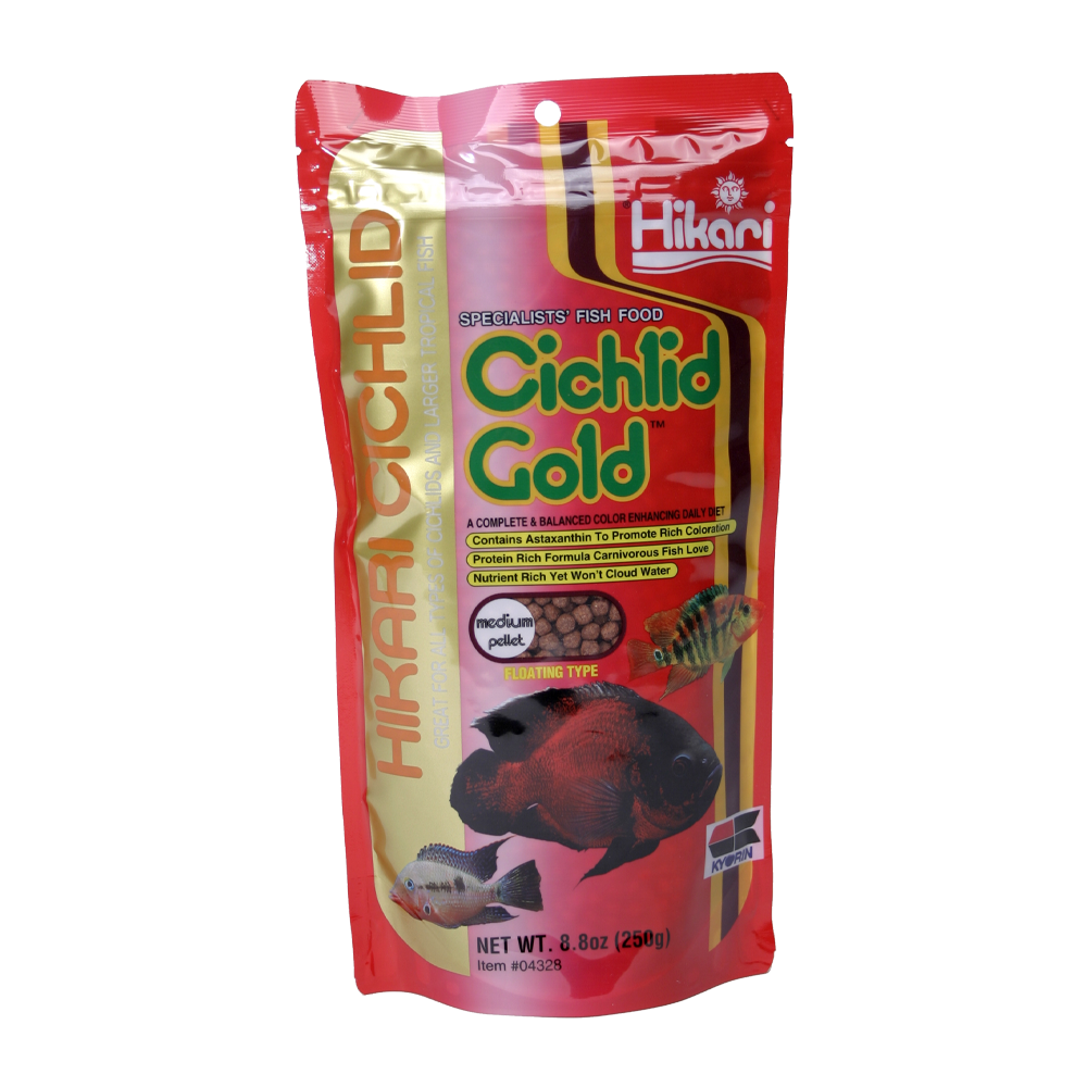 Hikari Ciklid Gold Färg Medium - 250 G | Endast 149 kr! - Zoogiganten