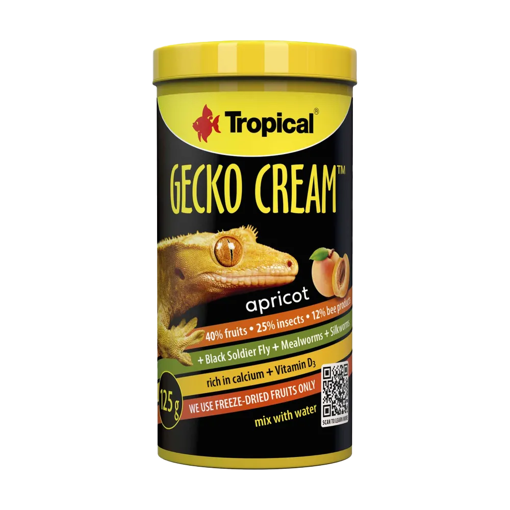 Tropical Gecko Cream Aprikos - 100 ML | Endast 259 kr! - Zoogiganten