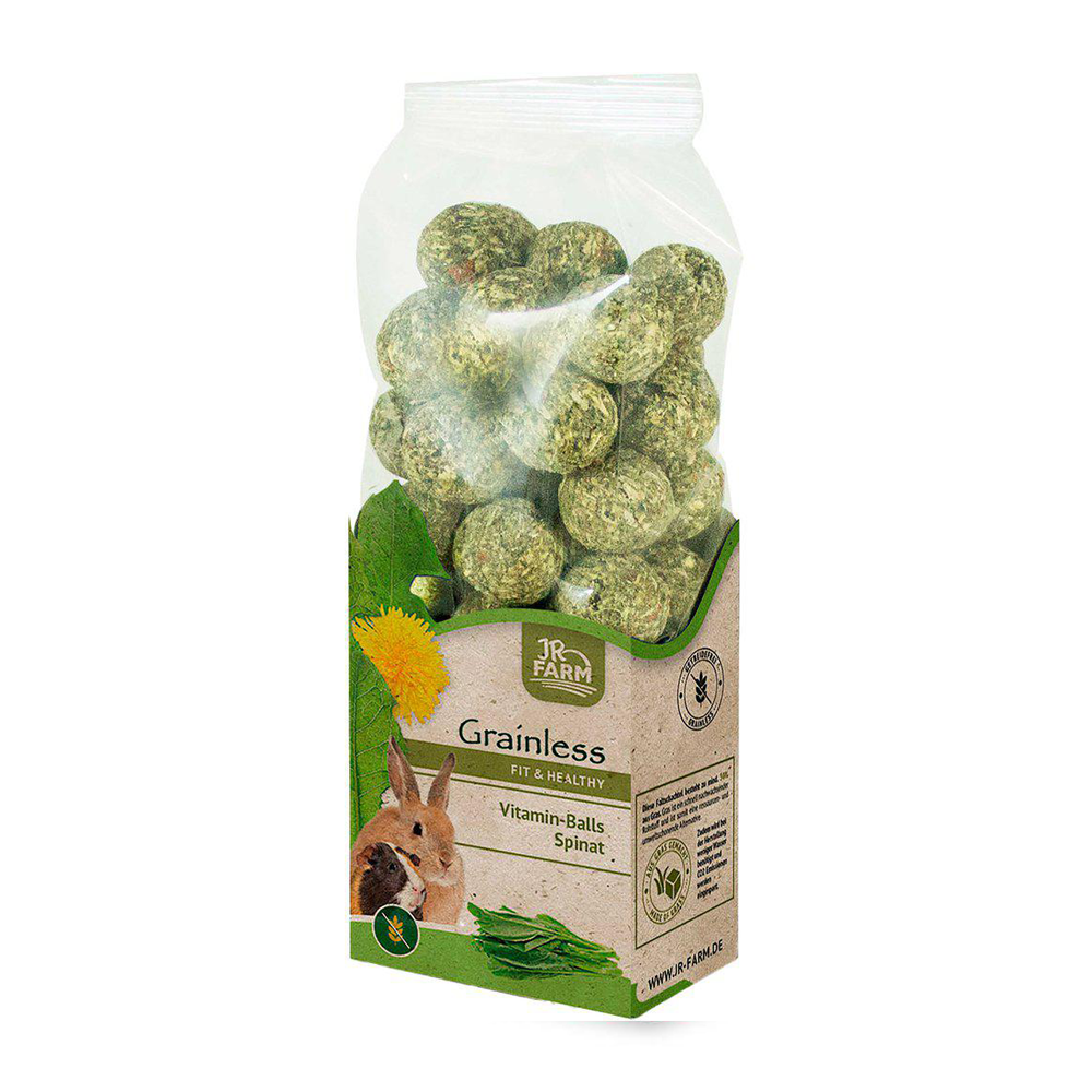 JR Farm Grainless Vitaminbollar Spenat - 150 G | Endast 69 kr! - Zoogiganten