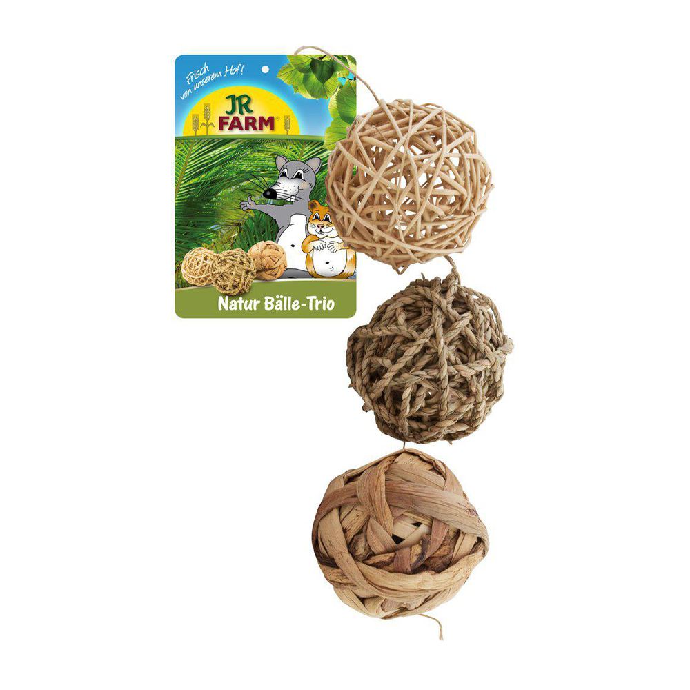 JR Farm Naturboll Trio - 8 CM | Endast 119 kr! - Zoogiganten