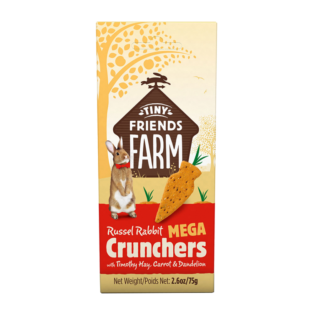 Tiny Friends Farm Kanin Mega Crunchers - 75g | Endast 69 kr! - Zoogiganten