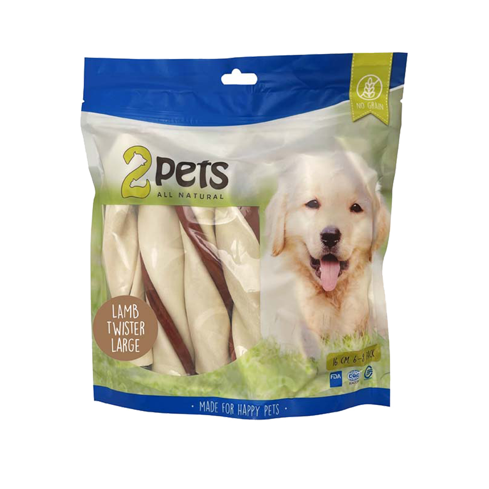 2Pets Tuggtwister Lamm - 500 G | Endast 209 kr! - Zoogiganten