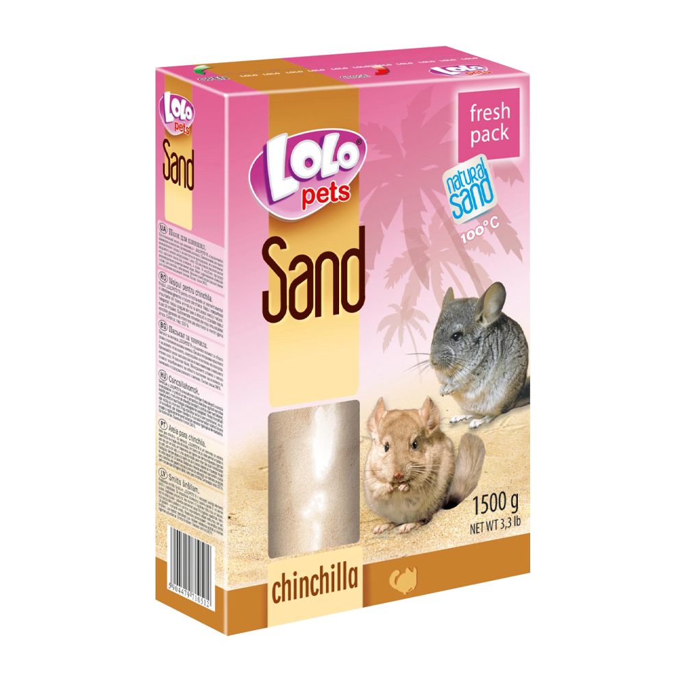 Lolo Pets Chinchillasand - 1500 G | Endast 59 kr! - Zoogiganten