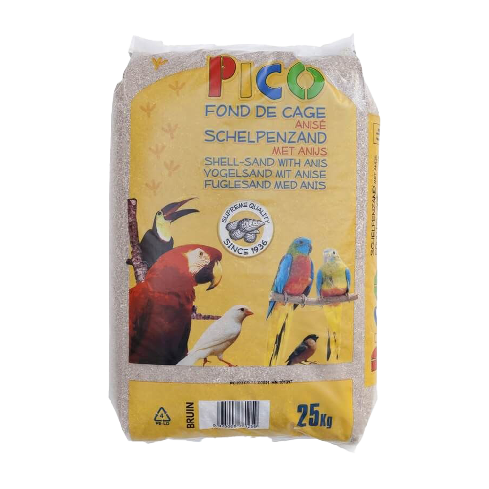 Pico Brun Fågelsand - 25 KG | Endast 189 kr! - Zoogiganten