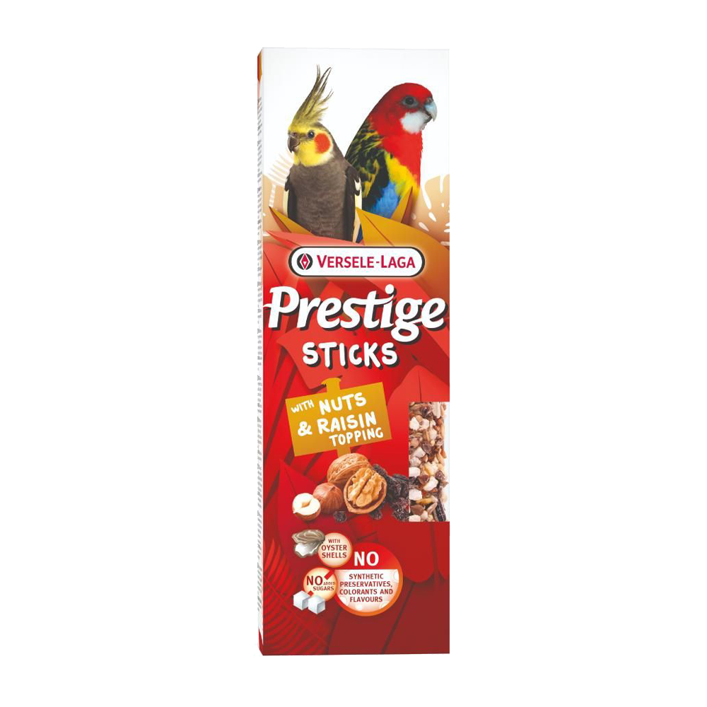 Sticks Parakit Nöt & Russin - 2 ST | Endast 99 kr! - Zoogiganten