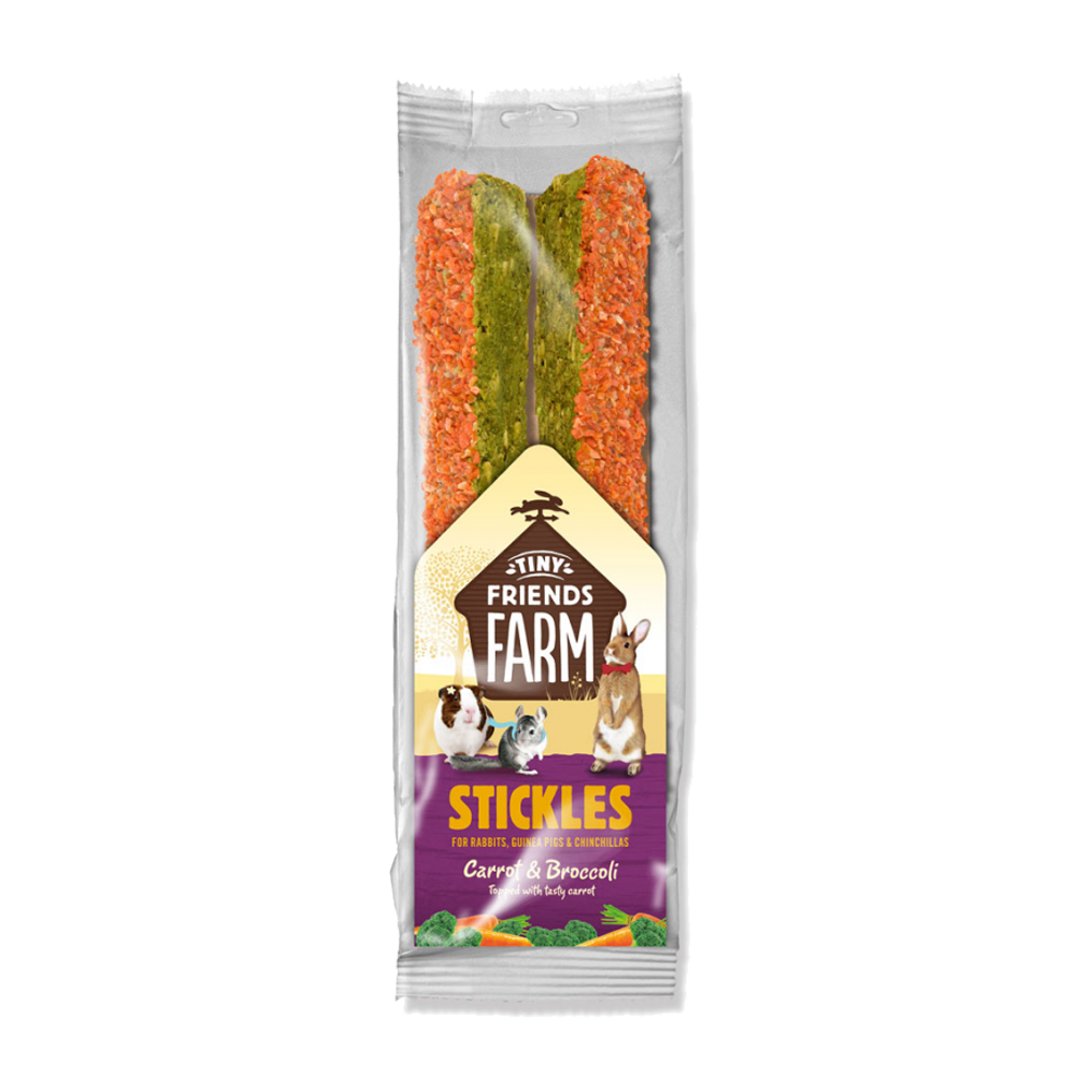 Tiny Friends Farm Stickles Morot & Broccoli - 100g | Endast 69 kr! - Zoogiganten