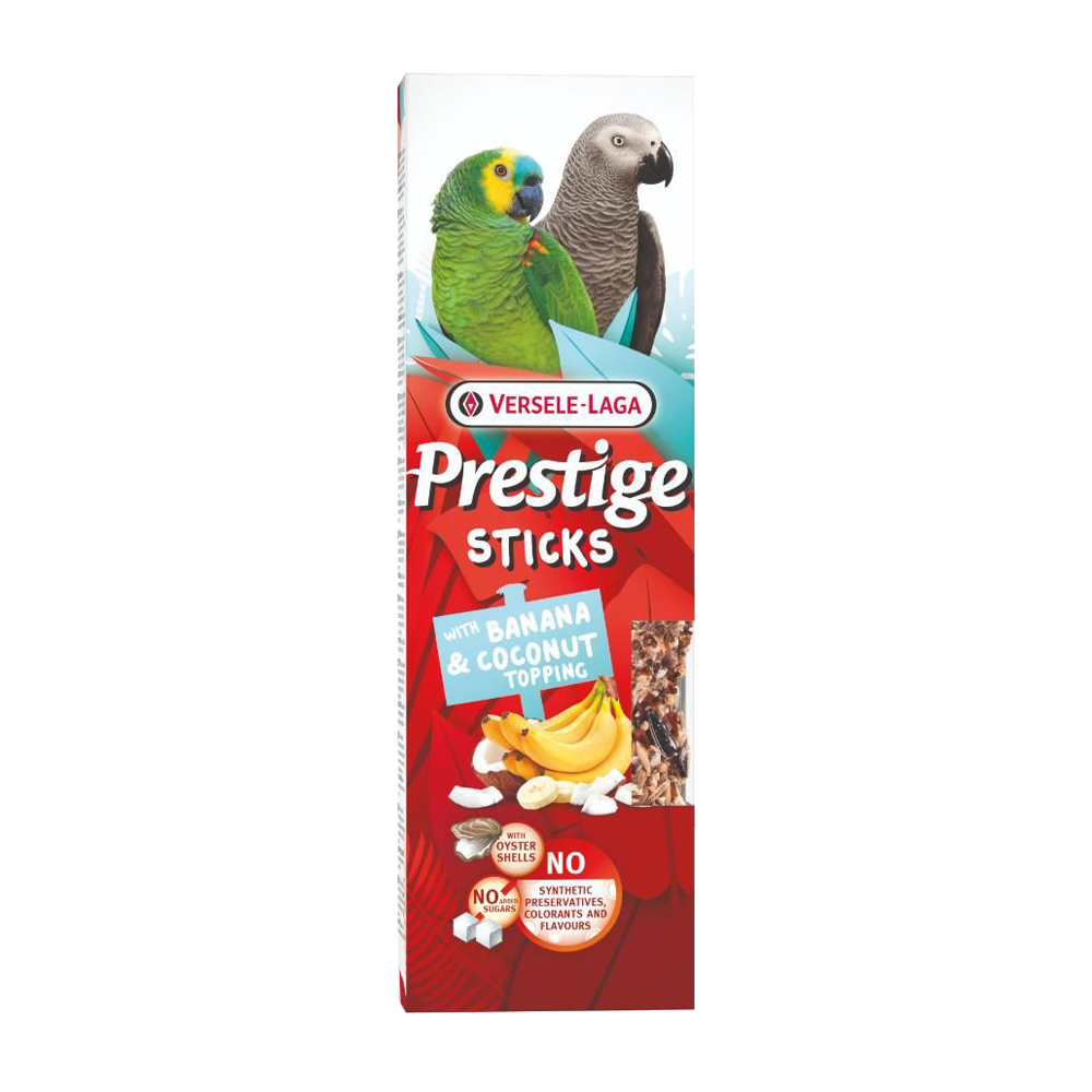 Sticks Papegoja Banan & Kokos - 2 ST | Endast 99 kr! - Zoogiganten