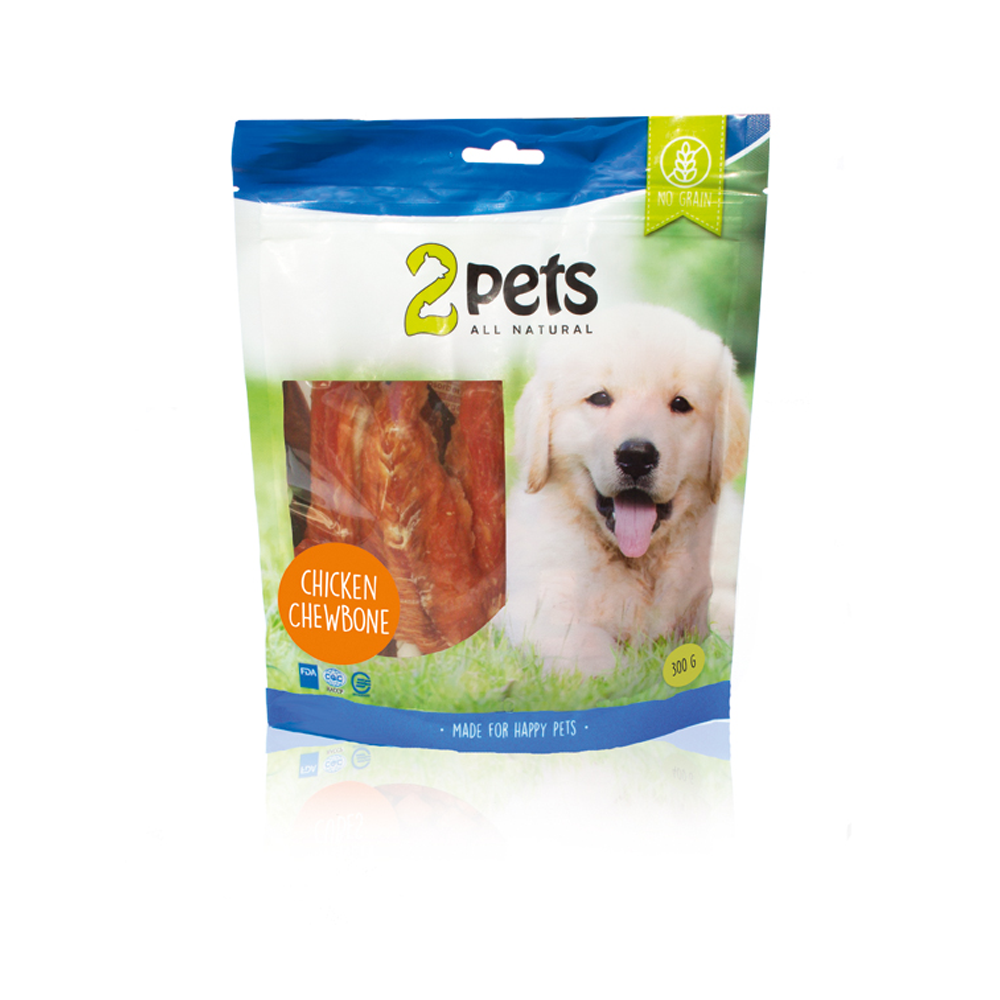 2Pets Hundsnack Kyckling Tuggben - 300 G | Endast 139 kr! - Zoogiganten