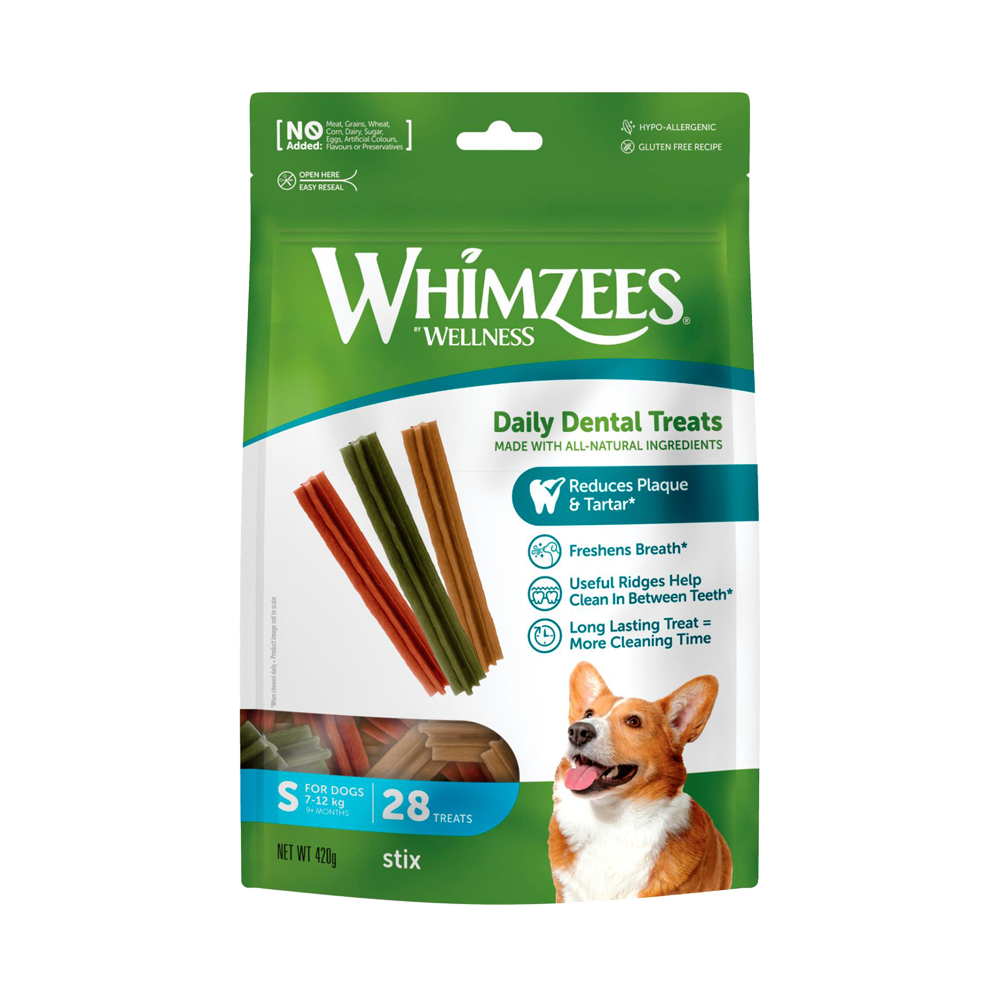 Whimzees Sticks - S | Endast 149 kr! - Zoogiganten