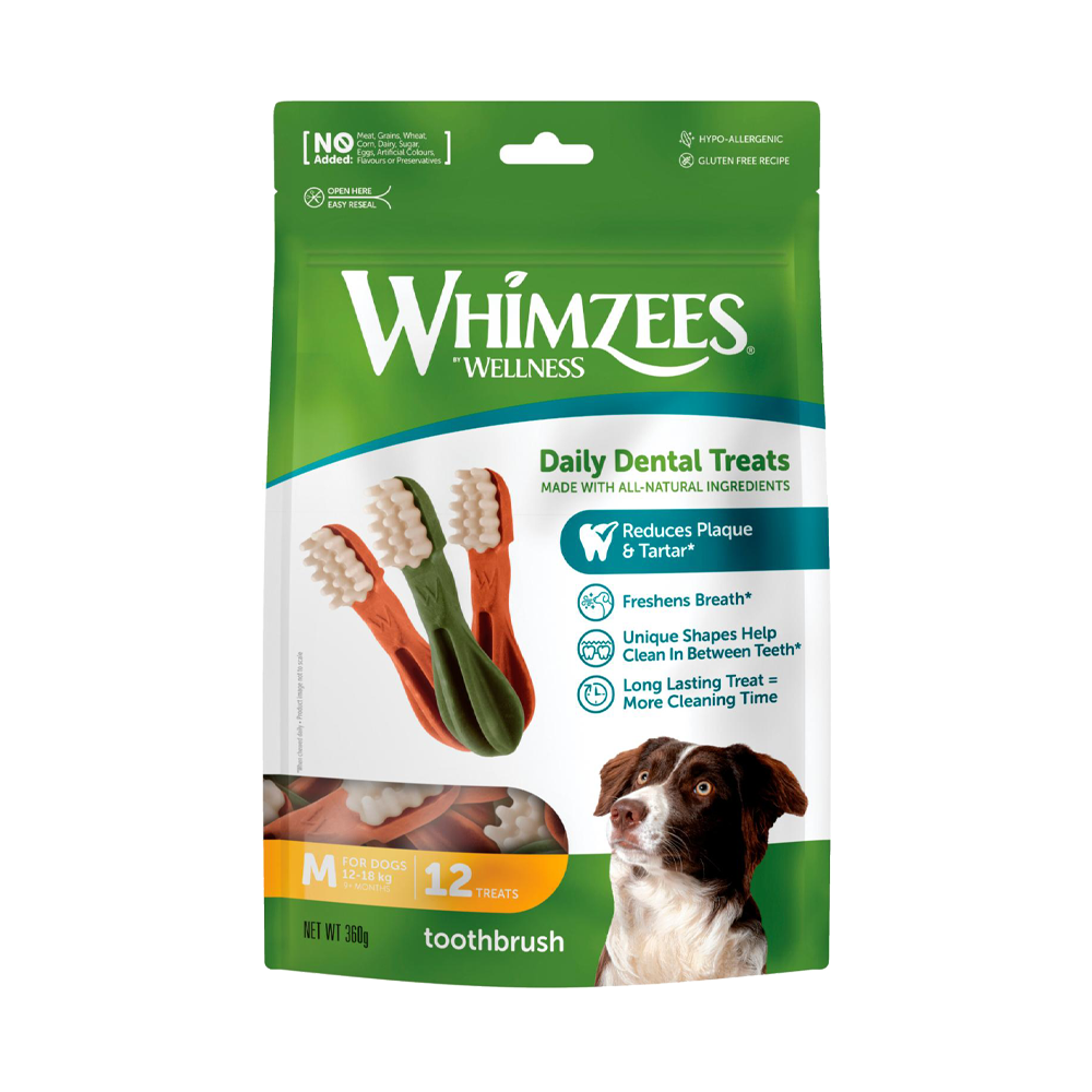 Whimzees Tandborste Star - M | Endast 149 kr! - Zoogiganten