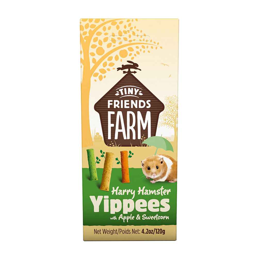 Tiny Friends Farm Hamster Yippees Äpple & Sockermajs - 120g | Endast 49 kr! - Zoogiganten